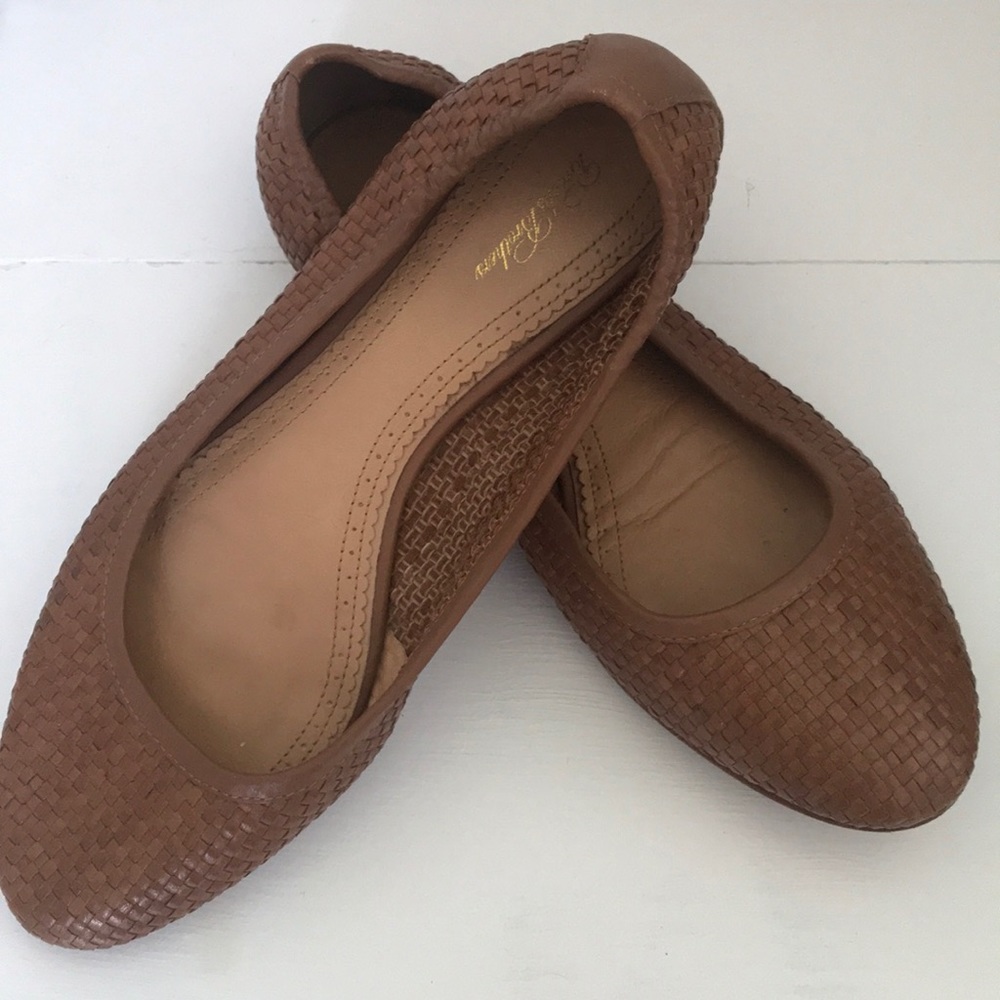 Brooks Brothers Brown Leather Flats